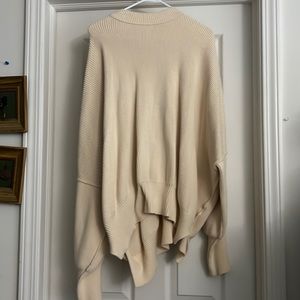 Free people cream sweater easy street tunic